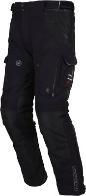 MODEKA Motorradhose PANAMERICANA II 2 schwarz Sympatex Aramid CE AA Gr. XL