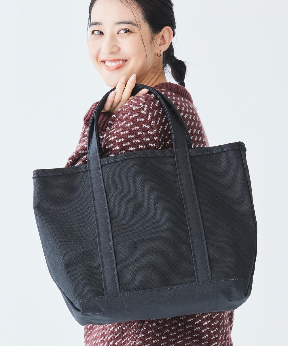 L.L.Bean Medium Boat and Tote Bag, Solid Canvas, Navy L.L.Bean Medium Boat and Tote Bag, Solid Canvas, Navy