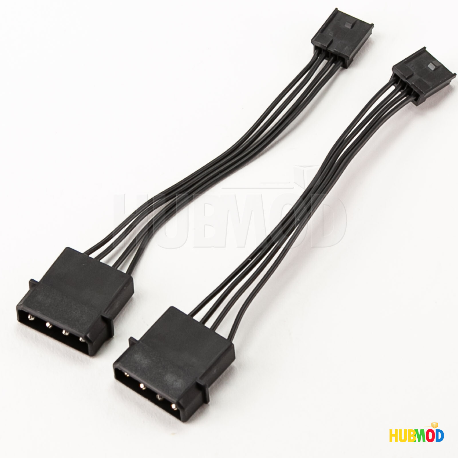 Lot of 2 Molex Male (LP4) to 4-Pin Floppy FDD Female (SP4) Power ...