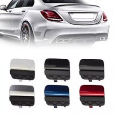 Direct Fit Rear Bumper Tow Eye Hook Cover Cap for Benz W205 C43 Sport 2015 2018