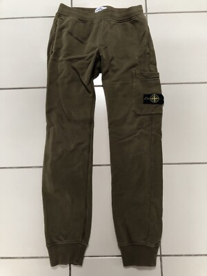 Stone Island Junior Trousers Sweatpants Joggers Pants Khaki Age 12-13 Boys  Girls UK