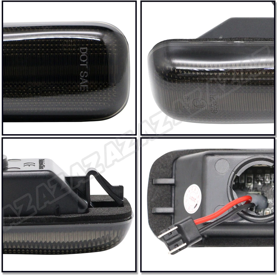 For Mercedes W163 ML320 ML430 99-03 Sequential LED Turn Signal Light Smoke Lens Foto 4 de 4