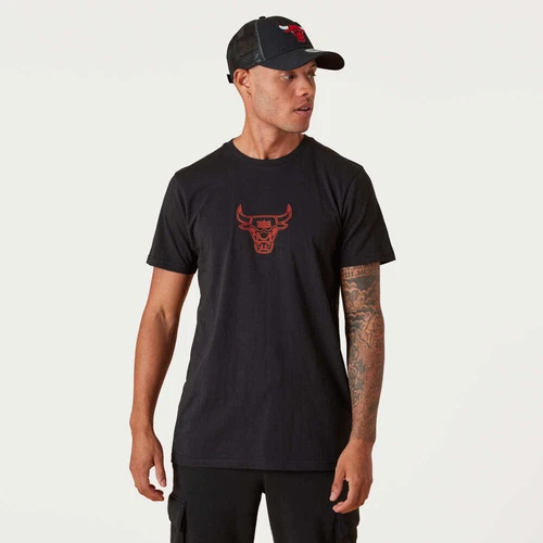 New Era - T-shirt NBA Chain Stitch - Chicago Bulls - 12553345