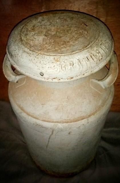 RARE Antique Milk Can - BKLYN NY - Authentic Grandview Dairy INC