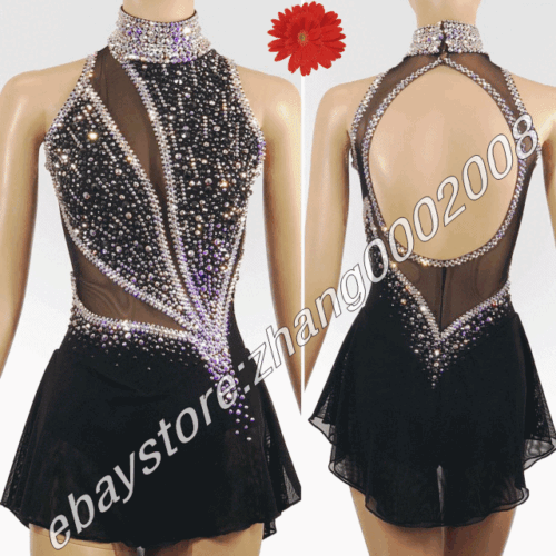 Ice Figure Skating Dress /Rhythmic Gymnastics Costume/Twirling Tap Dance Leotard - Picture 1 of 7