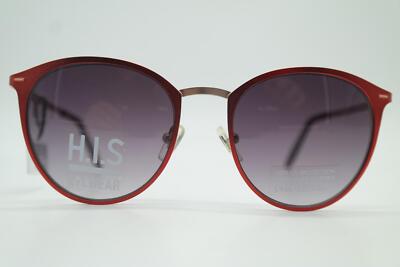 Sunglasses HIS HS168 Red Bronze Oval Sunglasses New
