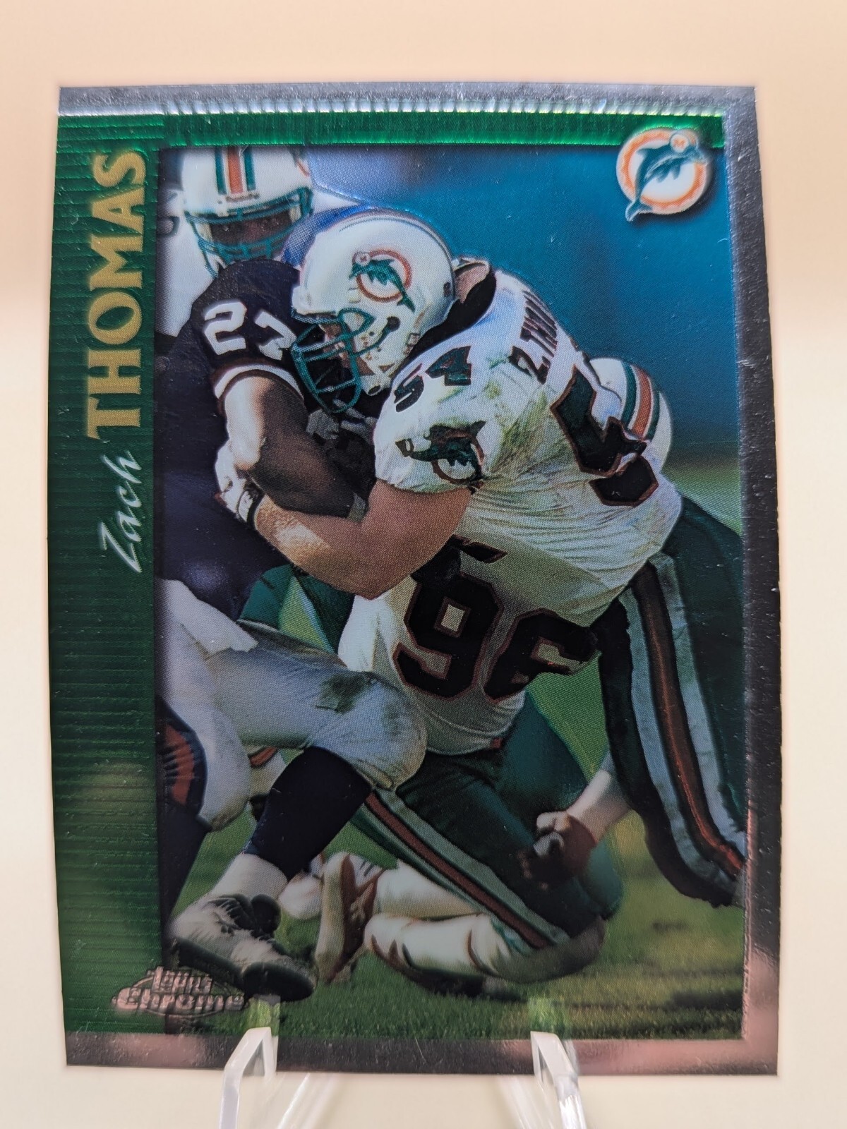 Zach Thomas #135 Football Cards 1997 Topps Chrome trading card — raw and PSA graded price guide
