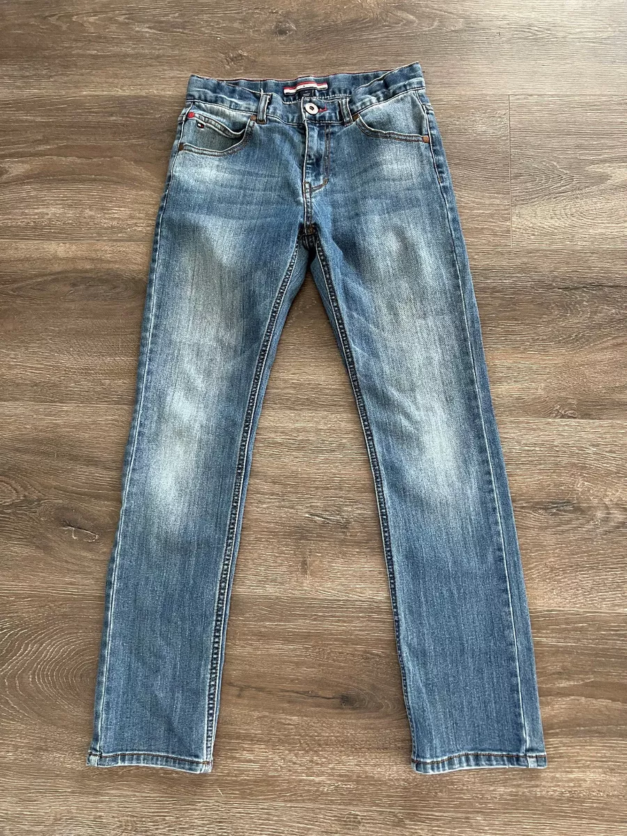 Tommy Hilfiger Blue Jeans Youth Boys 12 Straight Leg Rebel Skinny