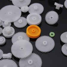 64X Plastik Kunststoffzahnr&auml;der Kunststoff Zahnr&auml;der Zahnrad Stirnrad