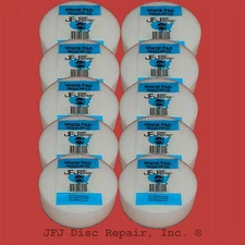 10 ORIGINAL WHITE BUFFING PAD FOR JFJ SINGLE/DOUBLE 