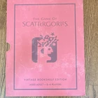 Hasbro Scattergories Vintage Bookshelves new in box, box cover scratch 2-4 game