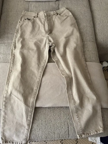 Women’s Lee Brand riders tan jeans size 14