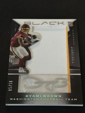 2021 Panini Black Dyami Brown Rookie RPA Sizeable Signatures RC Auto /50