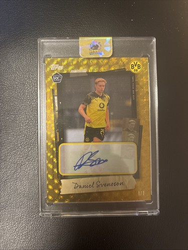 Topps Focus BVB Borussia Dortmund 2025 - Daniel Svensson RC Rookie Autograph 1/1