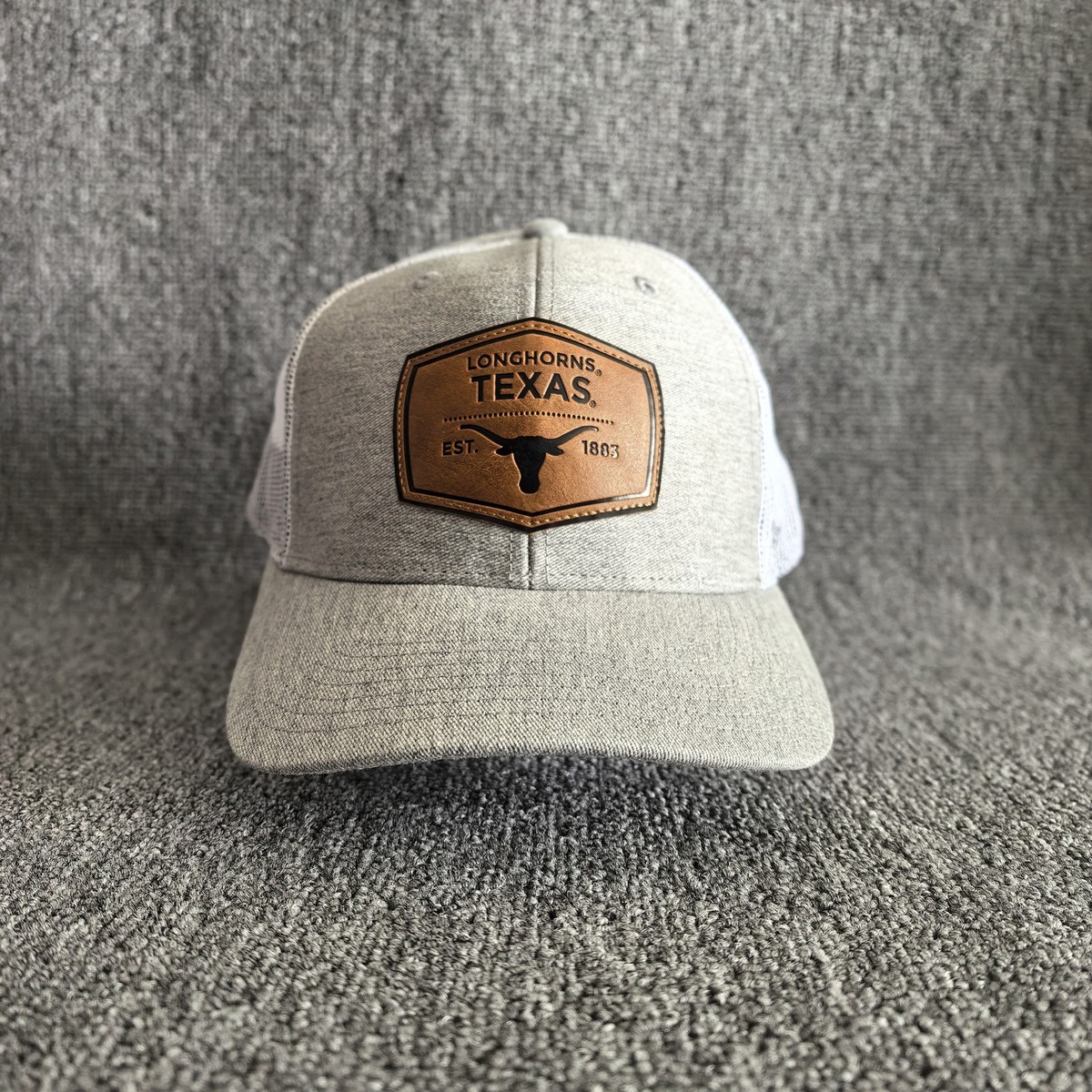 '47 Brand Texas Longhorns NCAA Gray White Trucker Snapback Hat EST 1883 Patch
