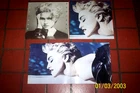 MADONNA ( 2 ) U.S. VINYL LP lot: 1983 SELF TITLED / 1986 TRUE BLUE vg NM-