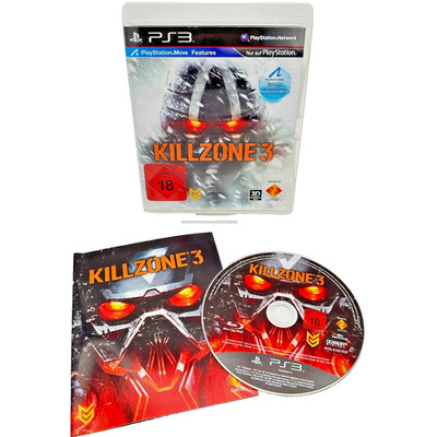 Killzone 3 PS3 Spiel mit OVP & Anleitung sehr guter Zustand USK18 DHL Versand