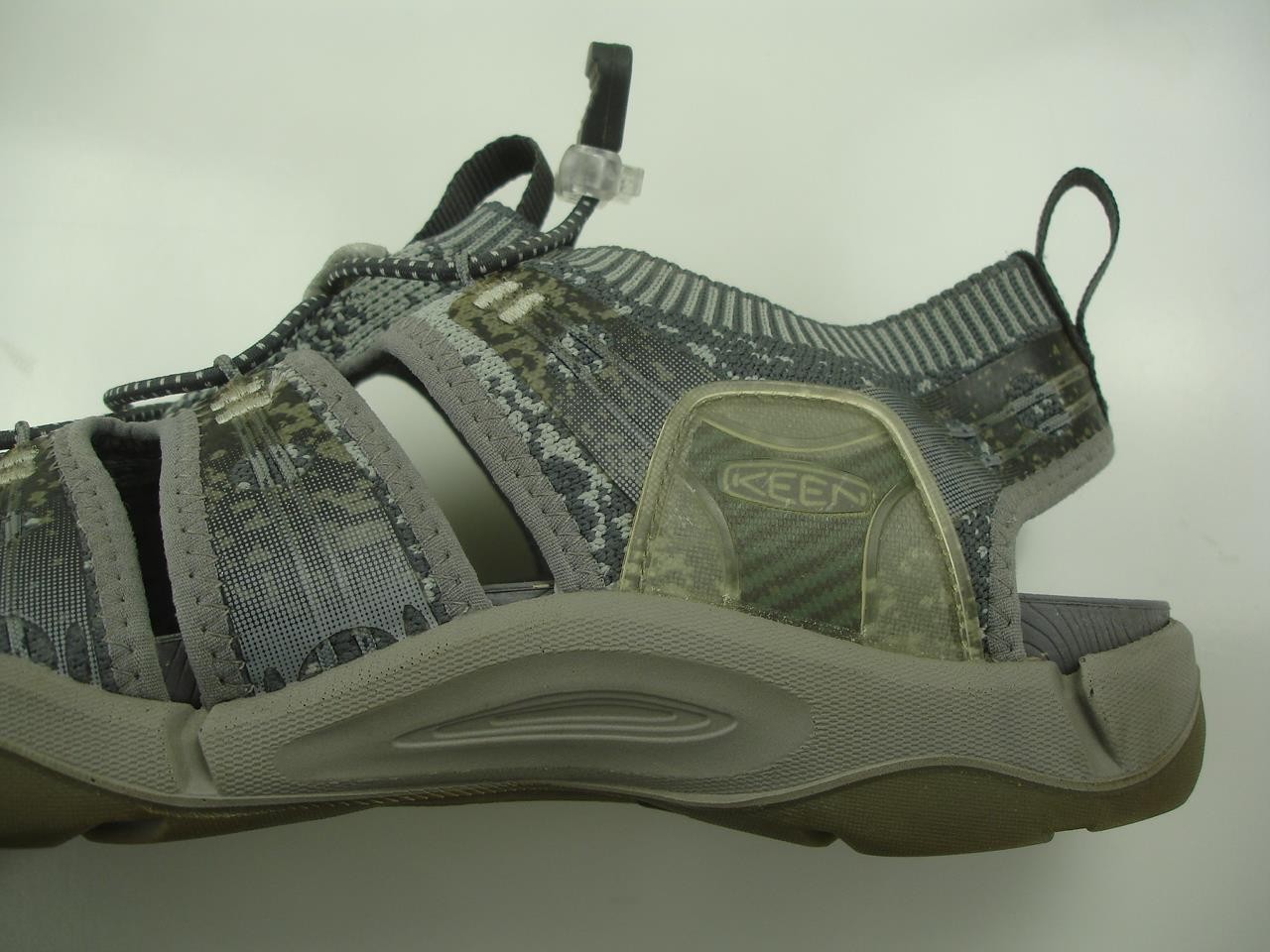 Sandali Uomo Tg 9 M KEEN Evofit One Paloma Grigio Raven 1018868 Made in USA