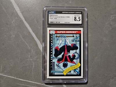 Nightcrawler Marvel Universe Series 1 1990 #38 CGC 8.5