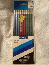 Vintage Advertising Eckerd No.2 Empire Pencils Multi-Colored 10 Pack NOS