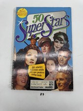 50 Super Stars Spiral Bound Book Bounty Books Classic Hollywood Movie Stars