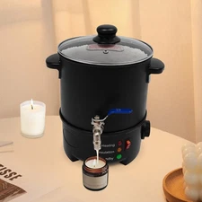 Electric Wax Melter 4L Adjustable Temperature Melting Pot Sets for Candle Making