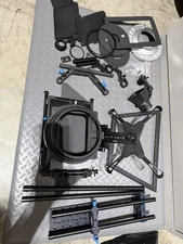 Redrock Micro Matte Box Kit 4x4 / 4x5.65 w/French Flags, Rails, Porta Brace Case