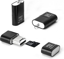 3 Pack Card Reader for Android Micro SD to USB Adapter