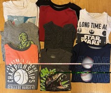 Boys T-Shirts Size 5/6  6/7 Lot of 8 Assorted Brands