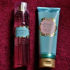BATH  BODY WORKS FINE FRAGRANCE MIST AND HYDRATION BODY CREAM SET- NEW