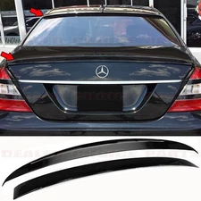 Painted 040 JET BLACK Trunk+Roof Spoiler For 2007-2013 W221 Mercedes S Class 4dr