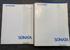 2003 Hyundai Sonata Original Shop Manual Set Of 2 Books Repair Service Oem 03