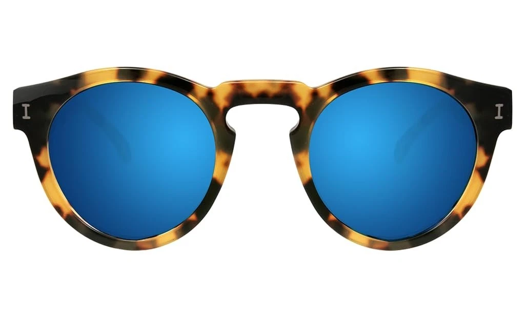 Illesteva Sunglasses Half Half Grey Blue Mirrored Milan Sunglasses | illesteva main image 4