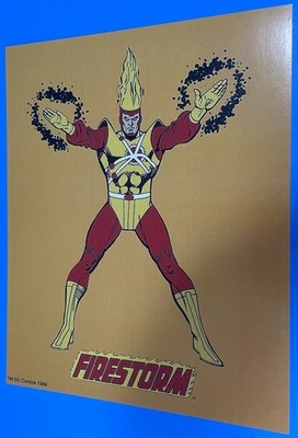 FIRESTORM POSTER VON 1984 TM DC COMICS NEU