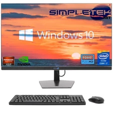 All In One I7 27" Fhd Win 10 Ram 16 Gb Ssd 4 Tb Gpu Gtx1650 Pc Gaming Editing