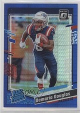 2023 Panini Donruss Optic Rated Rookie Blue Hyper Prizm Demario Douglas #300 5u3