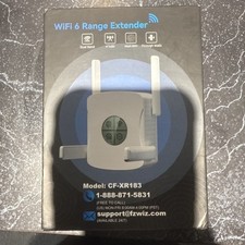 WiFi 6 Extender Signal Booster, 2.4Gb/s Speed Longest Range Up to 12k sq ft