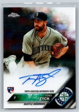 2016 Topps Chrome Rookie Autographs Tony Zych #RA-TZ (RC)