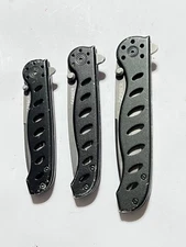 Lot of 3 Gerber EVO Pocket Knives .
