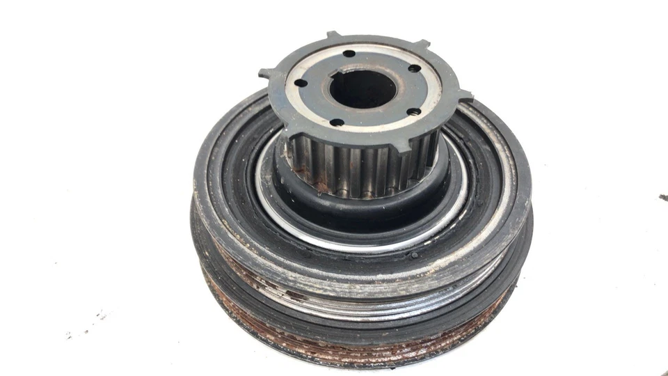 Geo Tracker 1996 equilibrador armónico polea del cigüeñal con perno fabricante original 1,6 l Foto 4 de 4