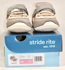 NIB Stride Rite Tan Soft Motion SM Rhett Sneaker Infant Baby Toddler Sz.3M