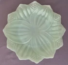 Anchor Hocking Fire King Jadeite Leaf And Blossom Plate Restaurant Ware