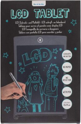 LCD Writing And Drawing Tablet With Stylus, Battery Powered