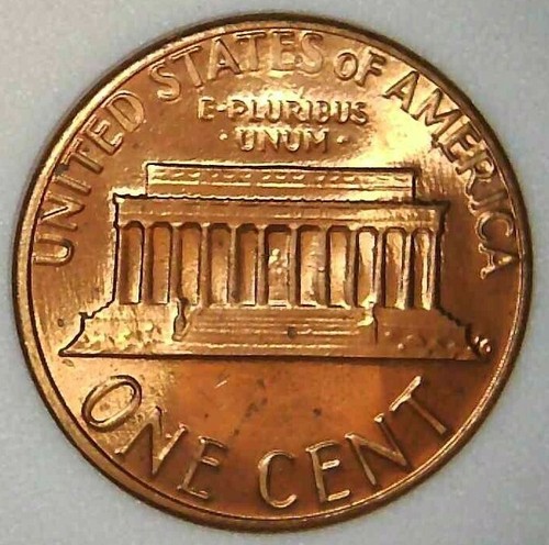 1985-D 1C Lincoln Memorial Cent BU 19th0913 - Picture 2 of 2