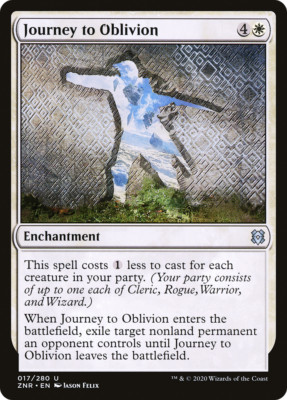 x4 Journey to Oblivion ZNR MTG Zendikar Rising 17/280 UNCOMMON M/NM 4x