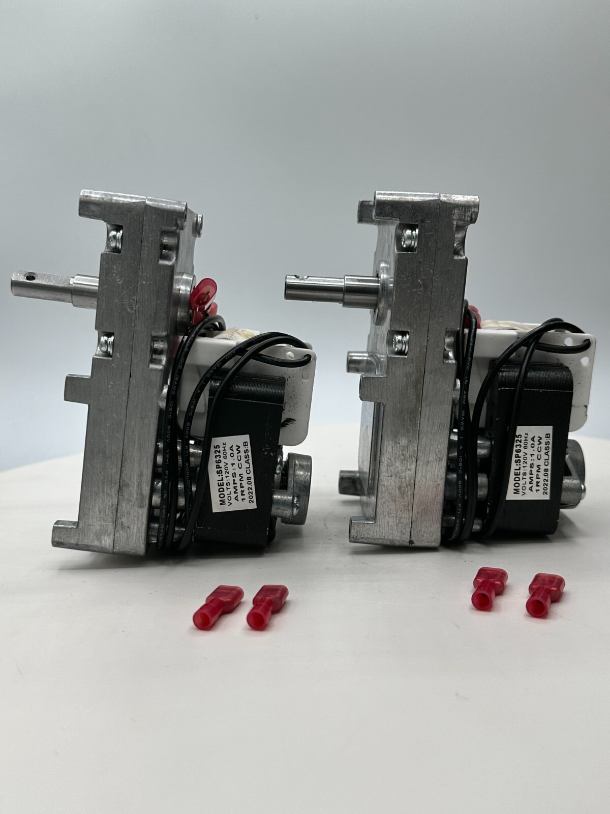 Pack of TWO US Stove, Agitator Motor, 1 RPM CCW W/Hole, 80488, 80457