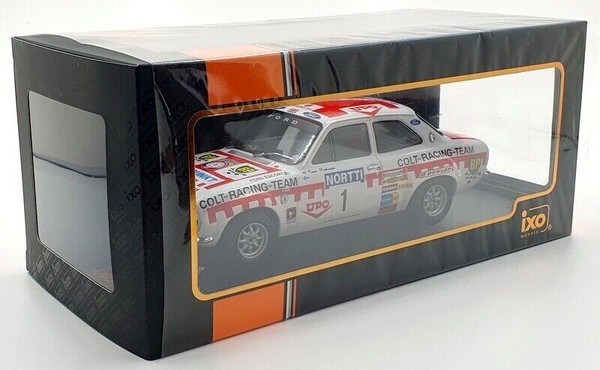 Ford Escort Mki Rs 1600 Ixo 1:18 Sportwagen 1974 Rallye 1000 Lakes Weiß-image