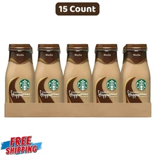 Starbucks Frappuccino Mocha Iced Coffee, 9.5 Oz, 15 Pack Bottles