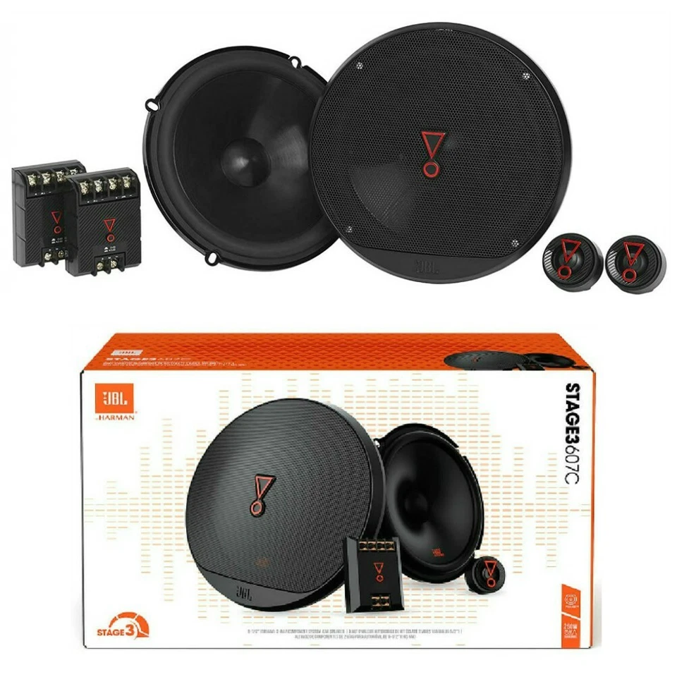 1 Set JBL STAGE3 607C System 2 Vie Ab 6,5 " 16,50 CM 50 Watt RMS 3 Ohm Auto Car - Bild 3 von 4