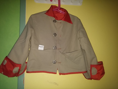 Ensemble 3 Pièces Biche De Bere Fille 6 Ans - Rouge Et Noir, Manches Longues, 100% Coton